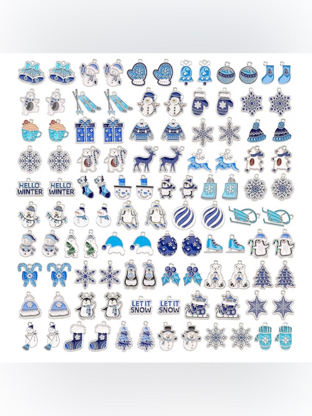❄️Winter‑Themed Charm Earrings❄️